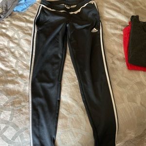 Adidas joggers with zipper on cuffs and pockets